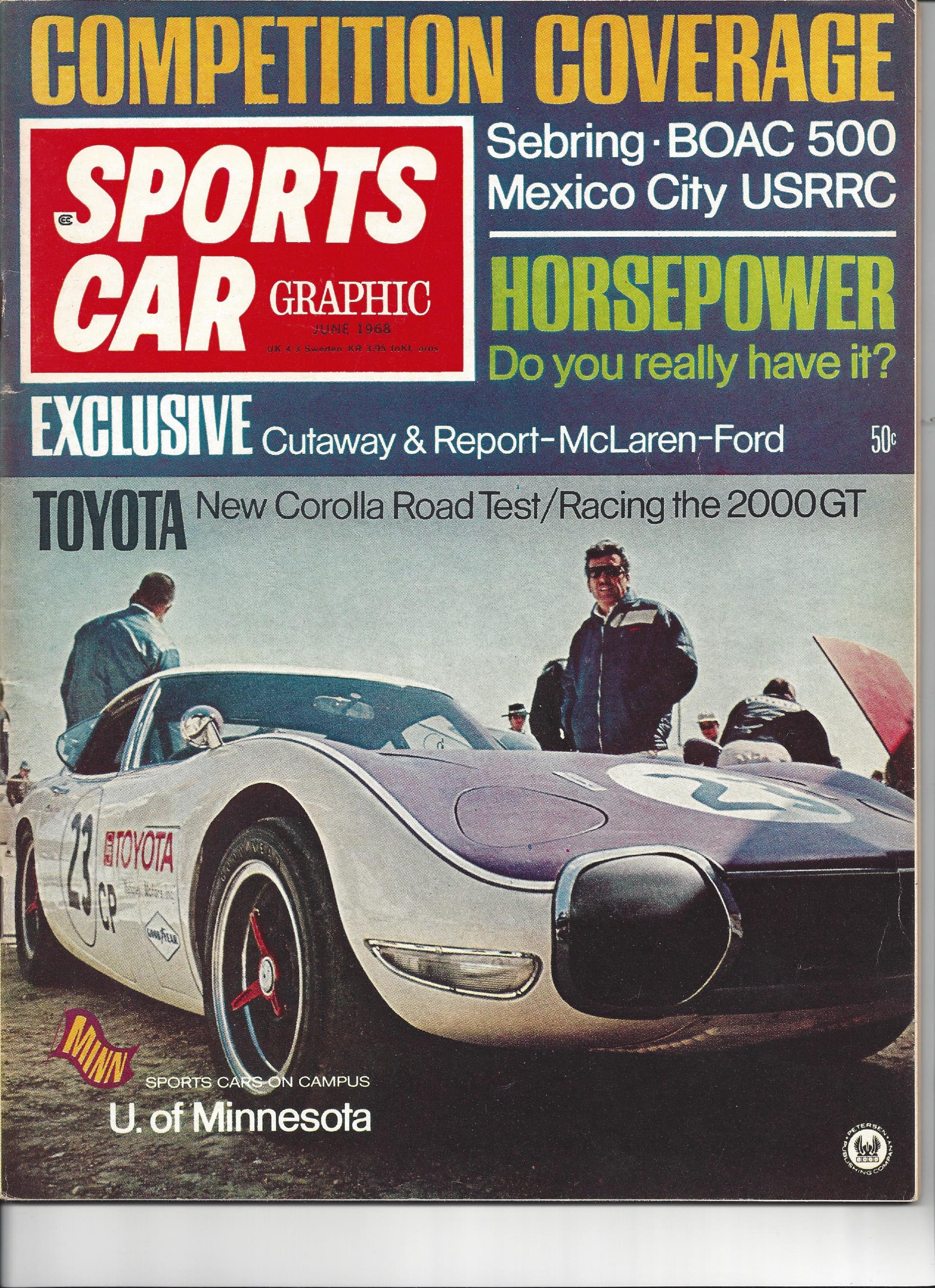 Журнал Sports Car Graphic 1968 06